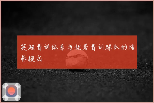 英超青训体系与优秀青训球队的培养模式