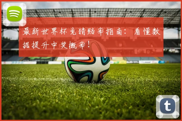 最新世界杯竞猜赔率指南:看懂数据提升中奖概率!