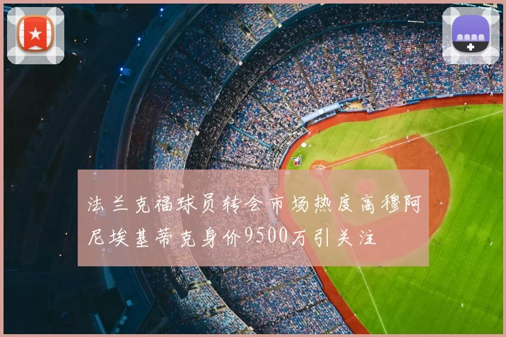 法兰克福球员转会市场热度高穆阿尼埃基蒂克身价9500万引关注
